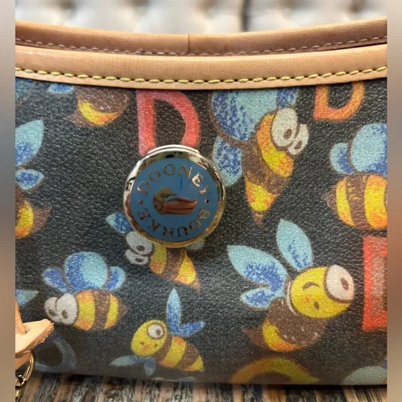 Dooney & Bourke  •Rare• Bee Mini Shatchel Bag - Picture 5 of 16